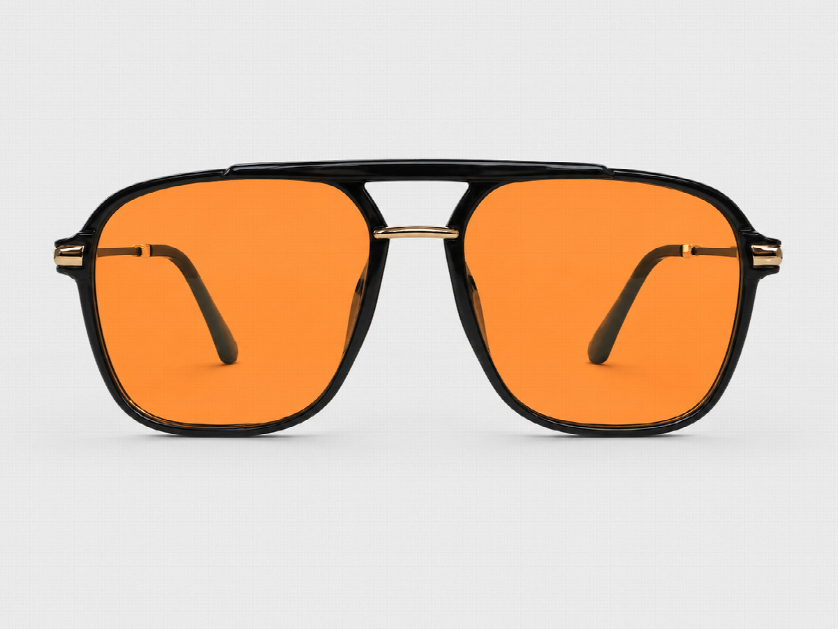 Montura BlueBlock con lente naranja